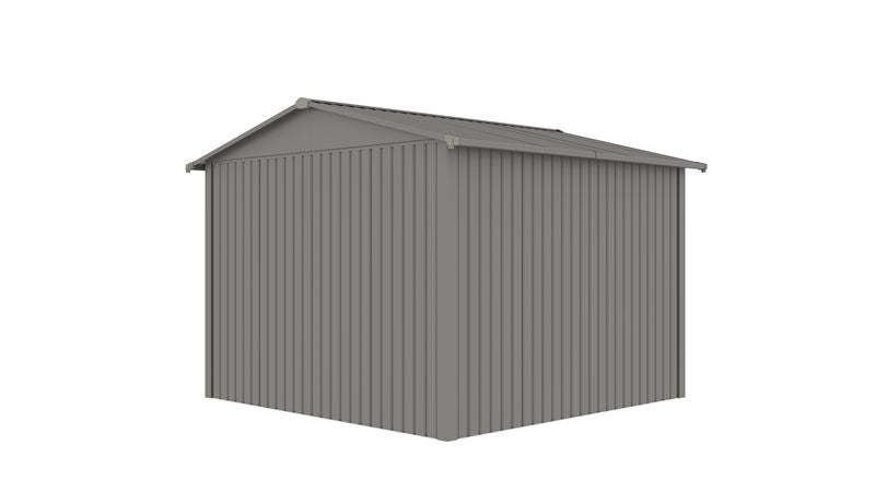Willow 9.7x10 ft. Metal Shed–Slate