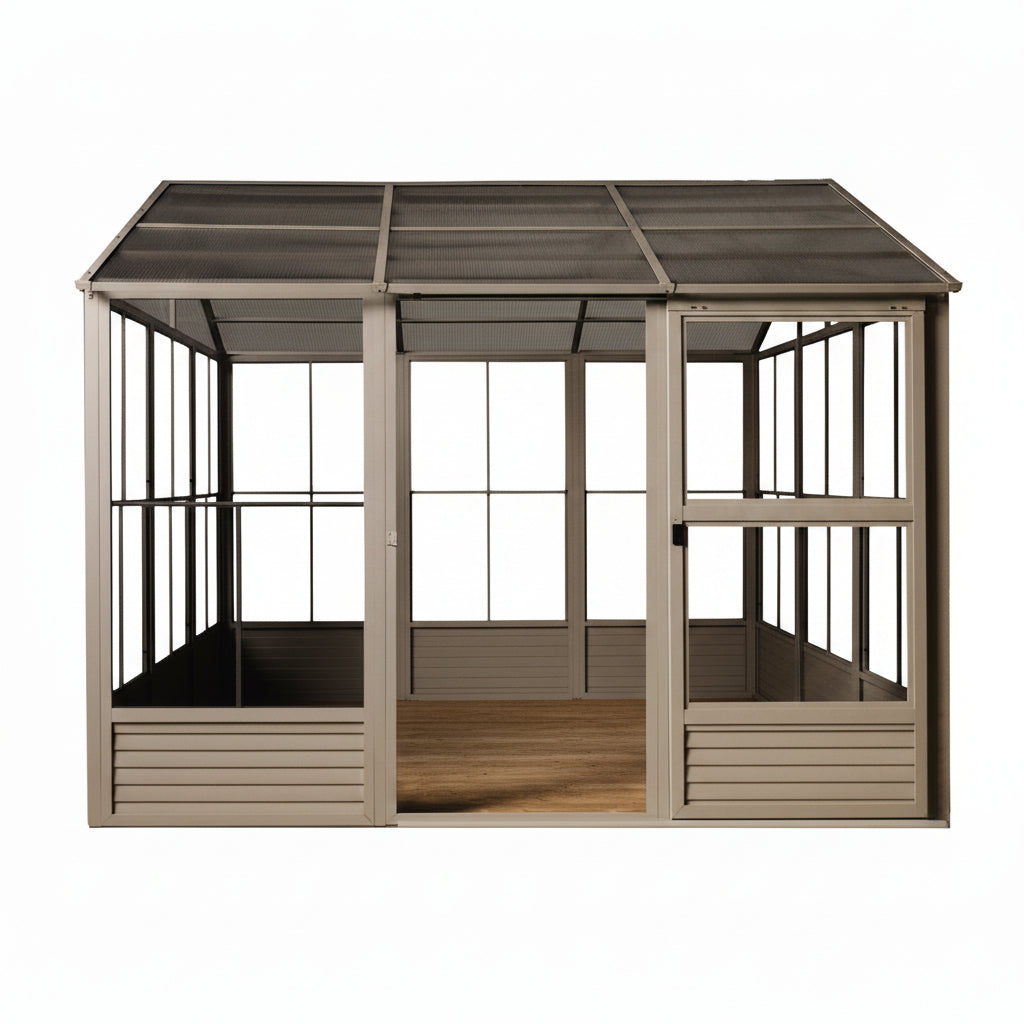 Myrdal Solarium 11x14 ft.–Polycarbonate Roof
