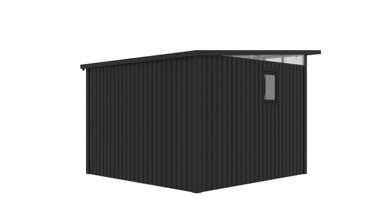 Arvada 9.5x10.3 ft. Metal Sheds-Dark Grey