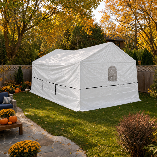 Winter Cover — Barn Style Only 12X20 Ft