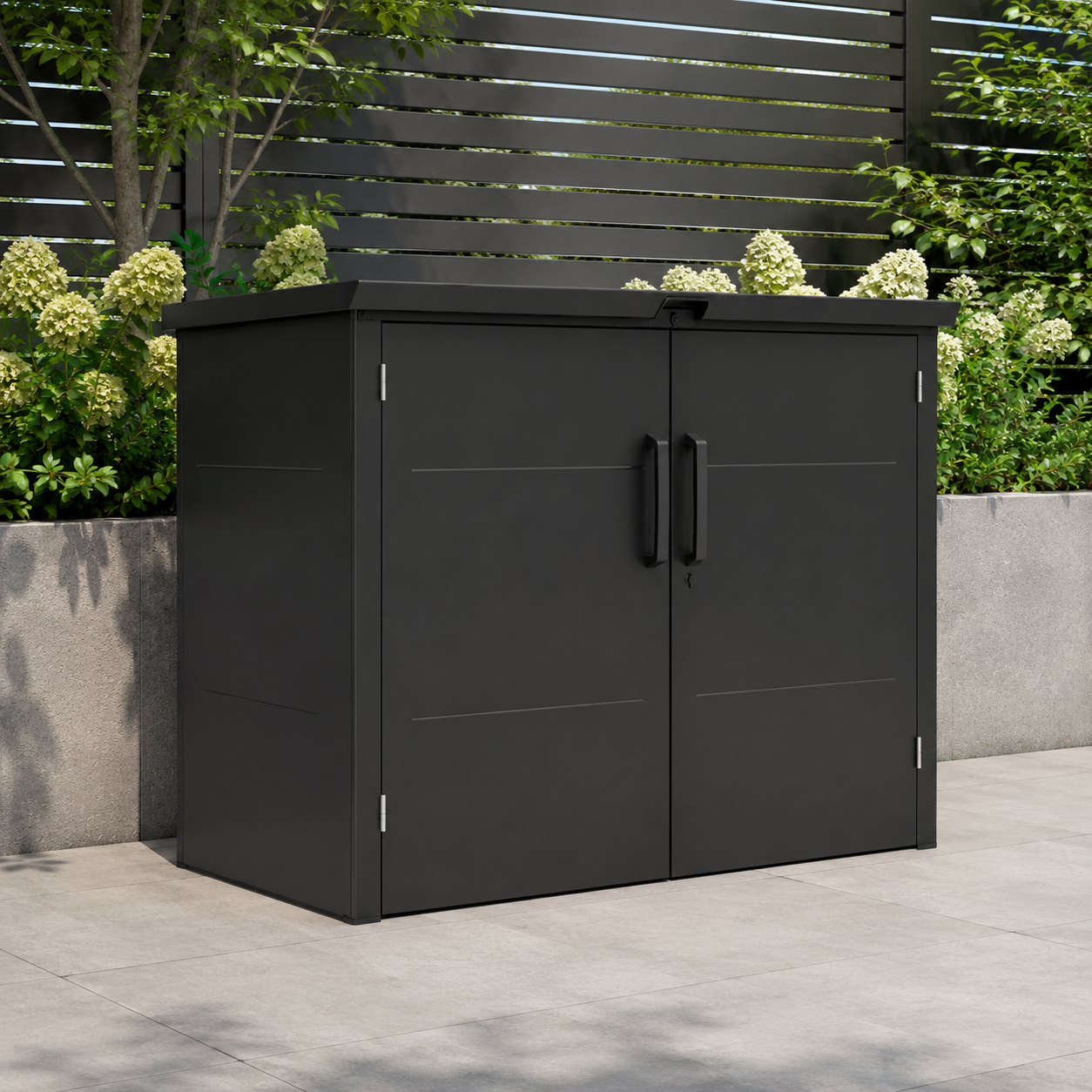 Multi–Functional Garbage Storage Bin