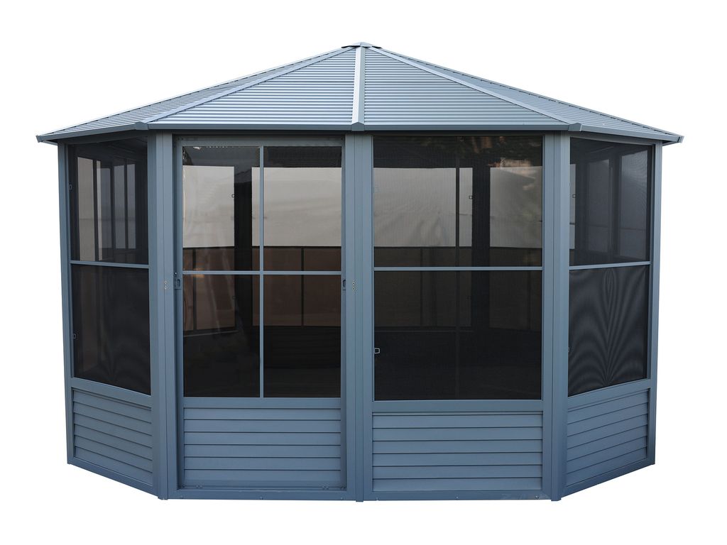 Florence 12x12 ft. Solarium–metal Roof, Slate