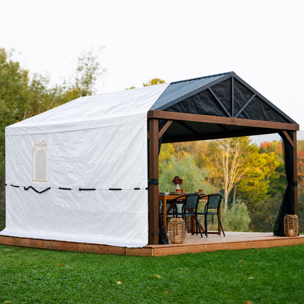 Winter Cover — Barn Style Only 10X10 Ft