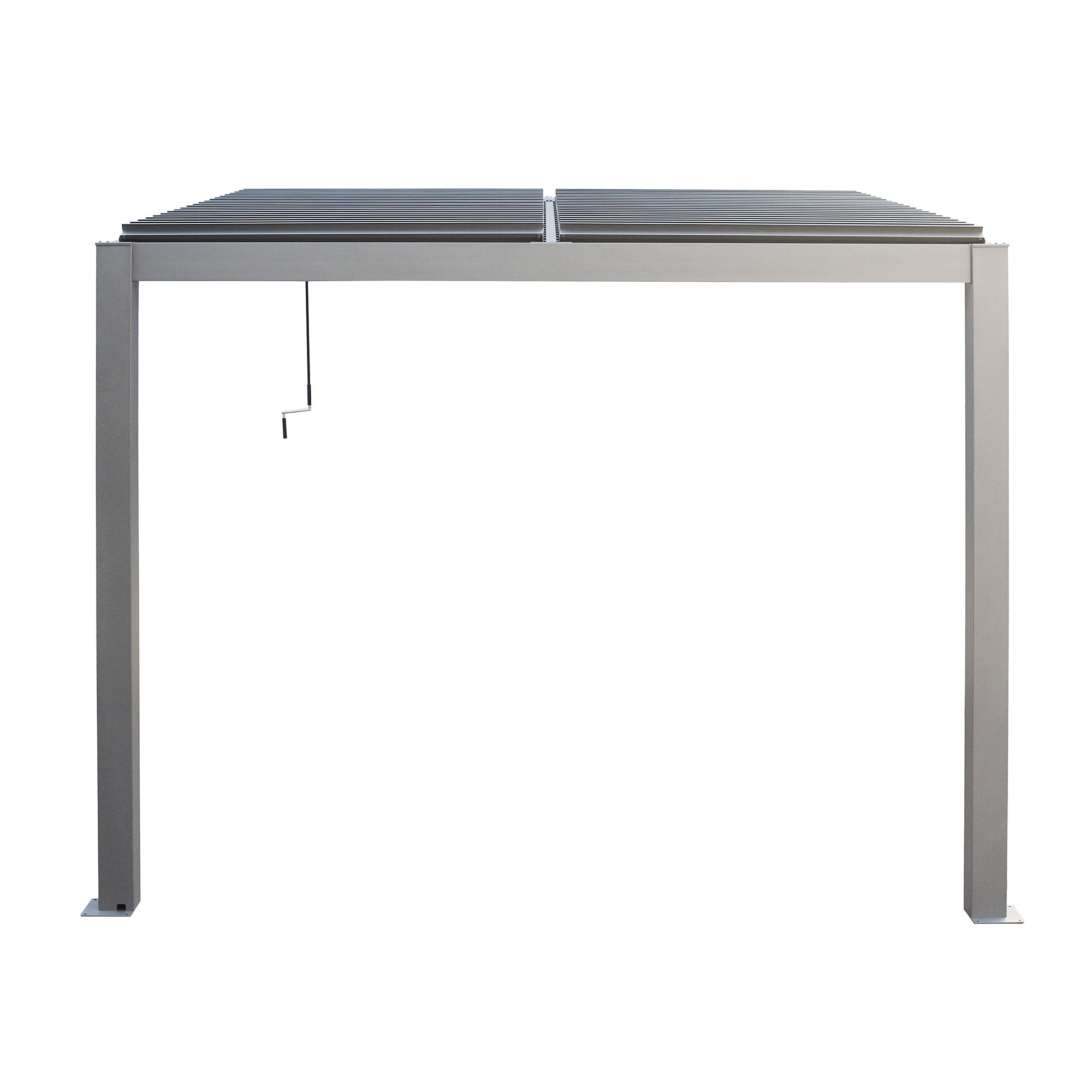 Nikko 10 x10 Aluminum Wall Mounted Pergola