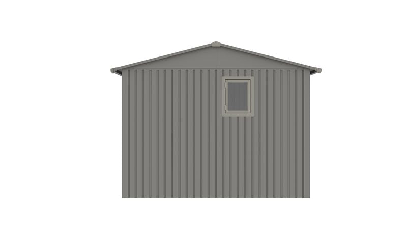 Willow 9.7x10 ft. Metal Shed–Slate