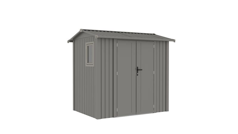 Willow 7.6x5.8 ft. Metal Shed-Slate