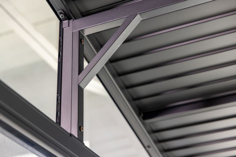 Narvik Solarium 12x15 ft.– Metal Roof Black