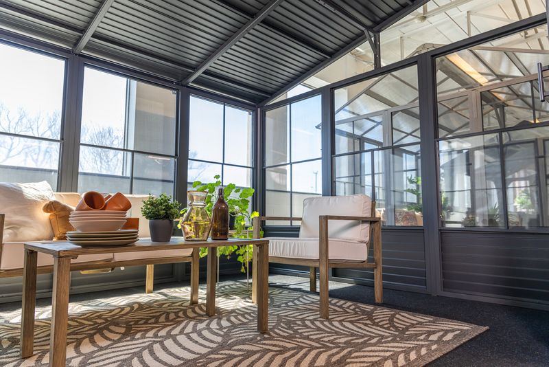 Narvik Solarium 12x15 ft.– Metal Roof