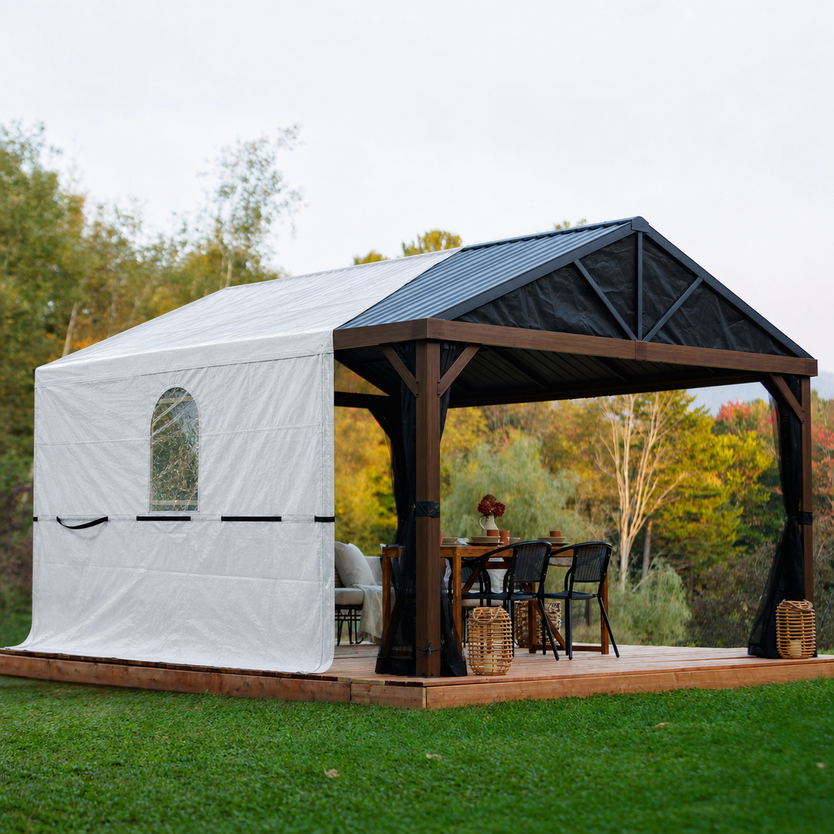 Winter Cover — Barn Style Only 10X14 Ft