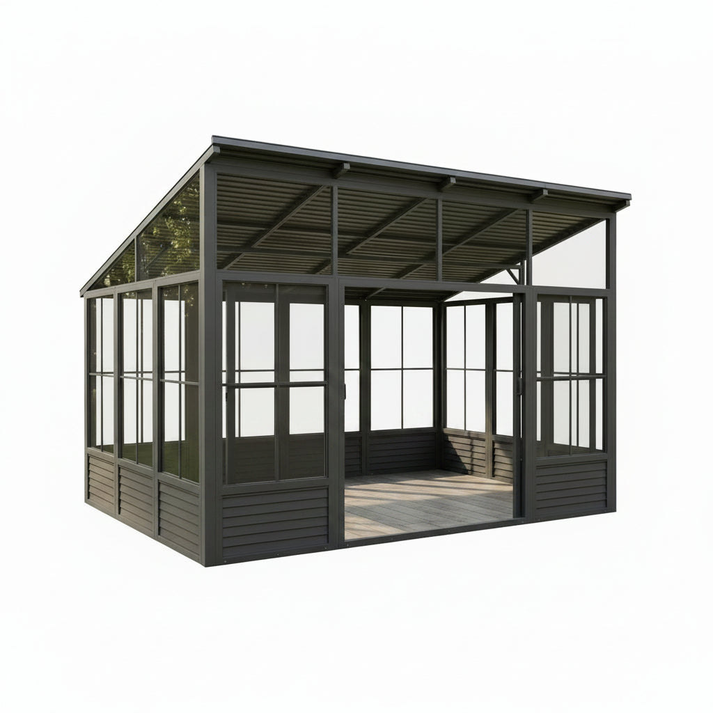Narvik Solarium 12x15 ft.– Metal Roof