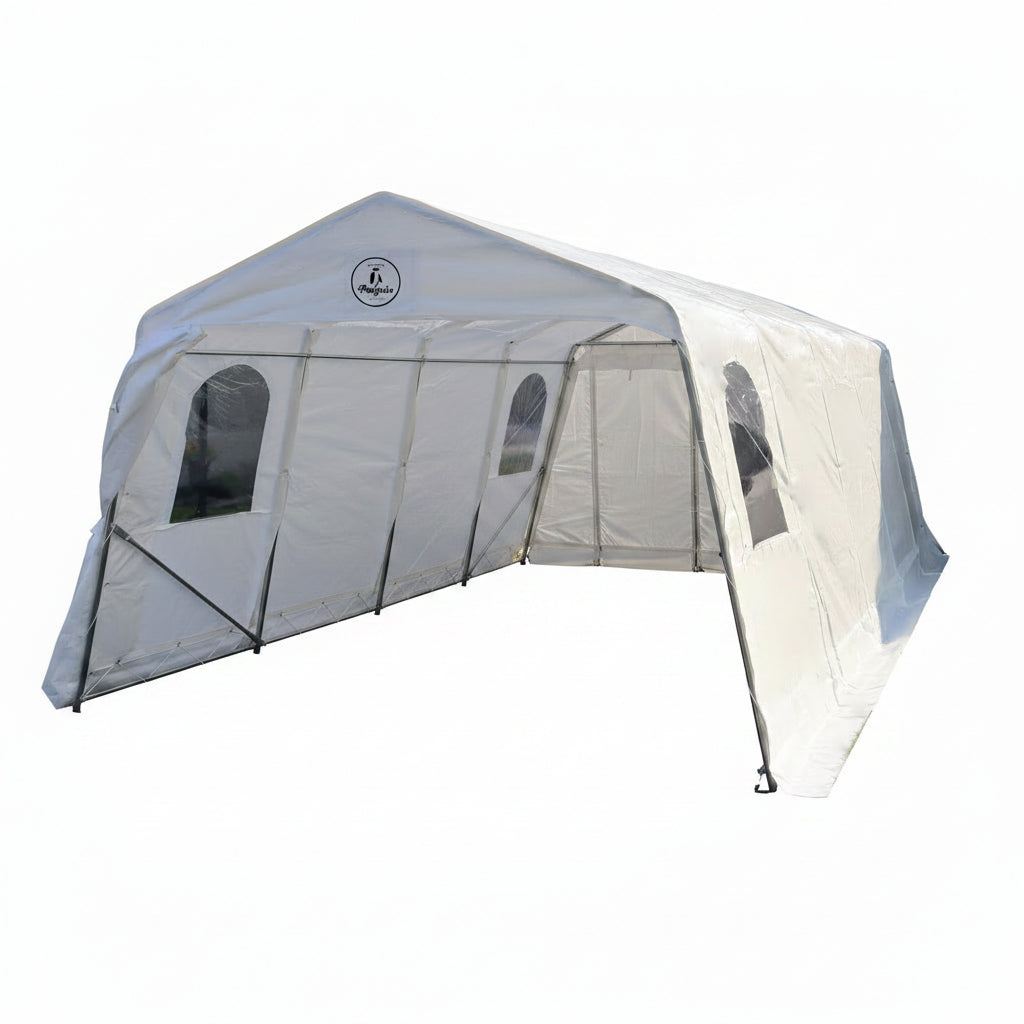 Car Shelter 11 ft. x 20 ft.–White