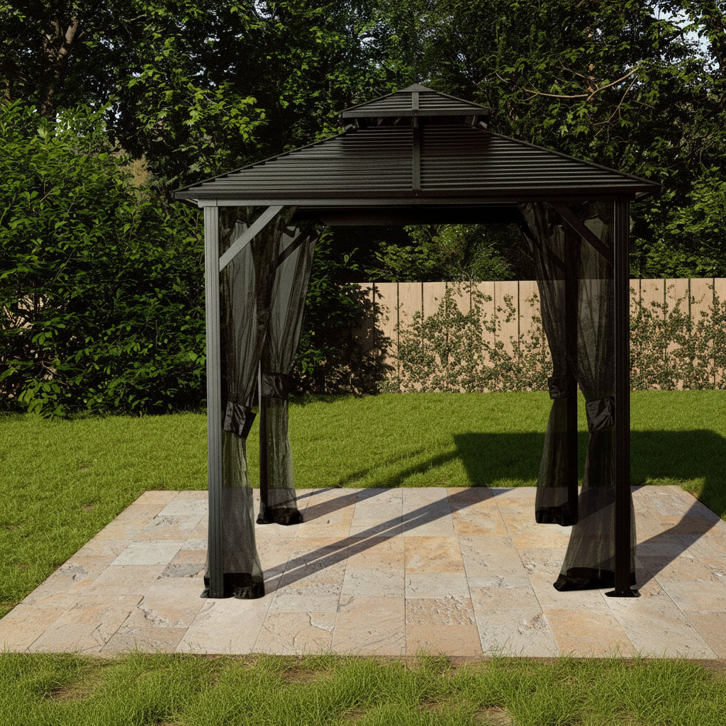 Shefford Gazebo 8x8 ft.–Metal Roof