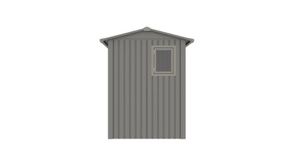 Willow 7.6x5.8 ft. Metal Shed-Slate