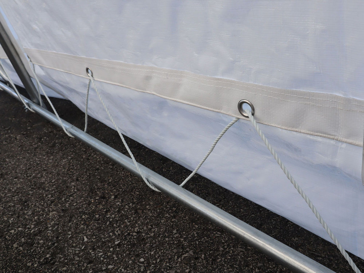 Car Shelter 11 ft. x 16 ft.–White