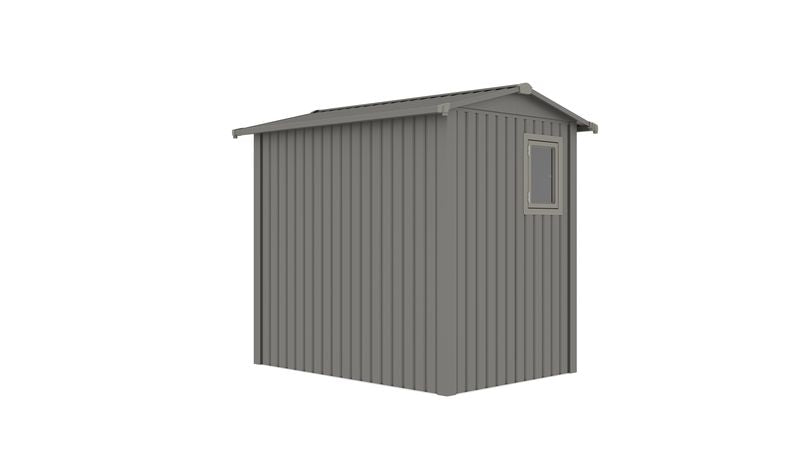 Willow 7.6x5.8 ft. Metal Shed-Slate