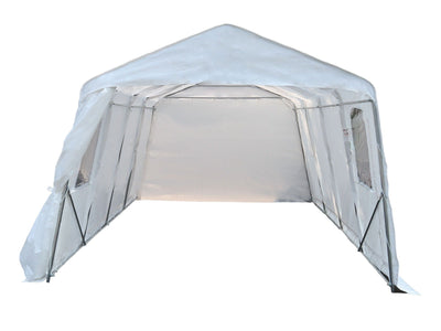 Car Shelter 11 ft. x 16 ft.–White