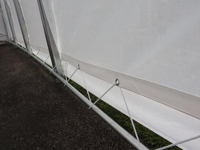 Deluxe Double Car Shelter 18 ft. x 20 ft.–White