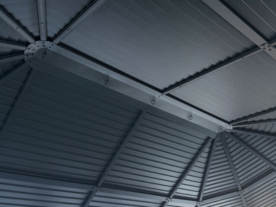 Florence 12x18 ft. Solarium, Metal Roof–Black