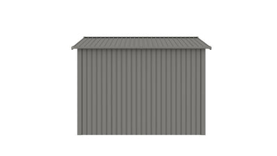 Willow 9.7x10 ft. Metal Shed–Slate