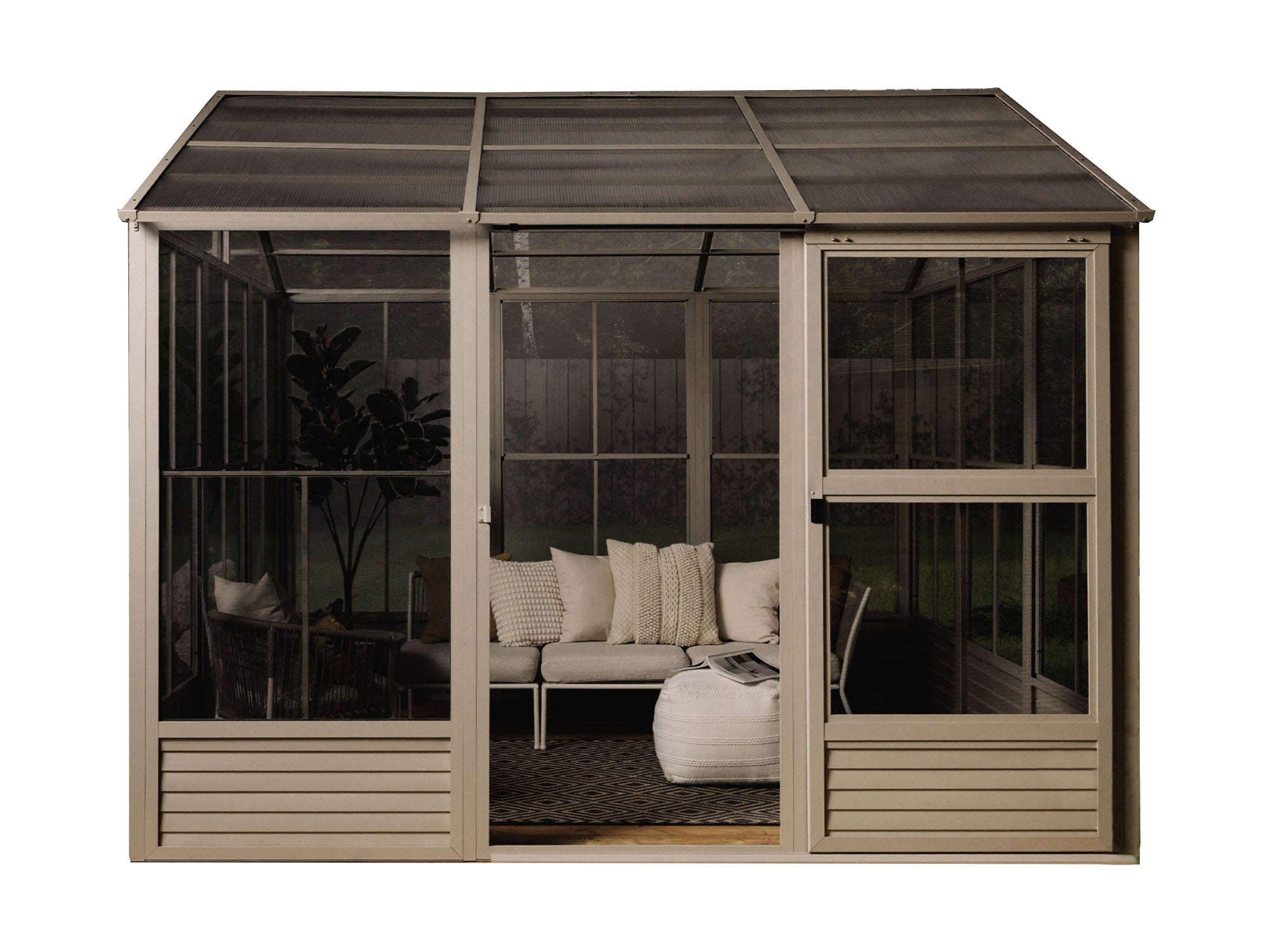 Myrdal Solarium 11x14 ft.–Polycarbonate Roof