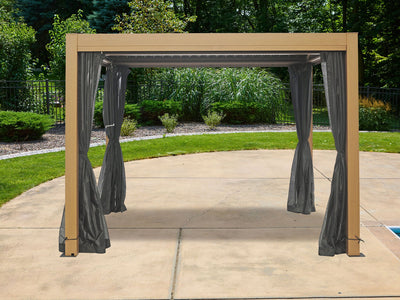 Mosquito Netting For Freestanding Pergola 10x13 ft.