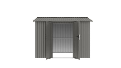 Willow 9.7x7.9 ft. Metal Shed-Slate