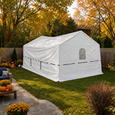 Winter Cover — Barn Style Only 12X20 Ft