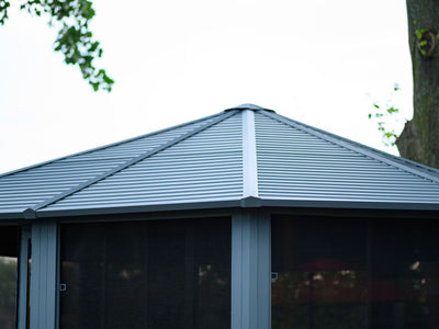 Florence 12x12 ft. Solarium–metal Roof, Slate
