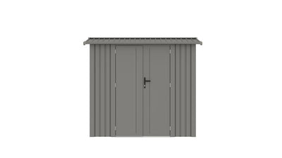 Willow 7.6x3.7 ft. Metal Shed-Slate