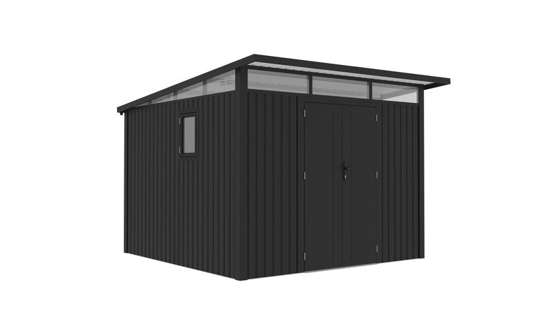 Arvada 9.5x10.3 ft. Metal Sheds-Dark Grey