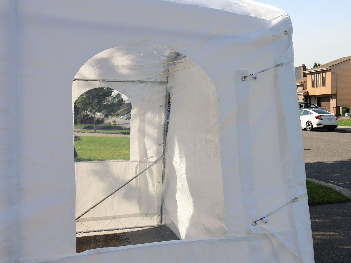 Car Shelter 11 ft. x 20 ft.–White