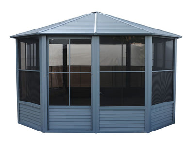 Florence 12x12 ft. Solarium–metal Roof, Slate