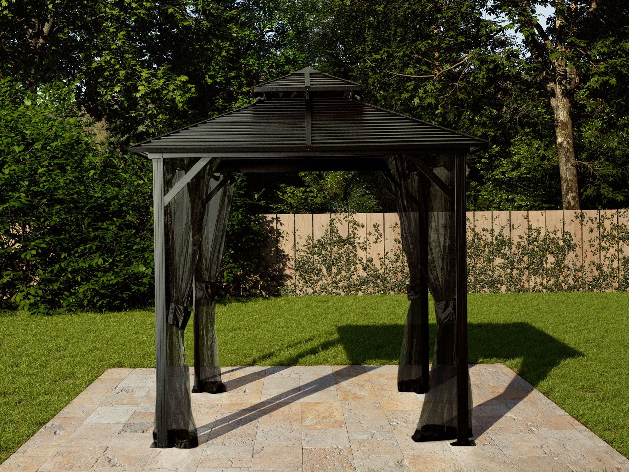 Shefford Gazebo 10x10 ft.-Metal Roof