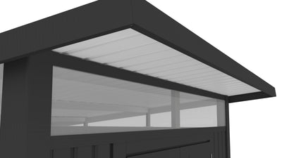 Arvada 7.4x8.2 ft. Metal Sheds-Dark Grey