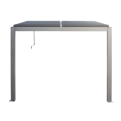 Nikko 10 x10 Aluminum Wall Mounted Pergola