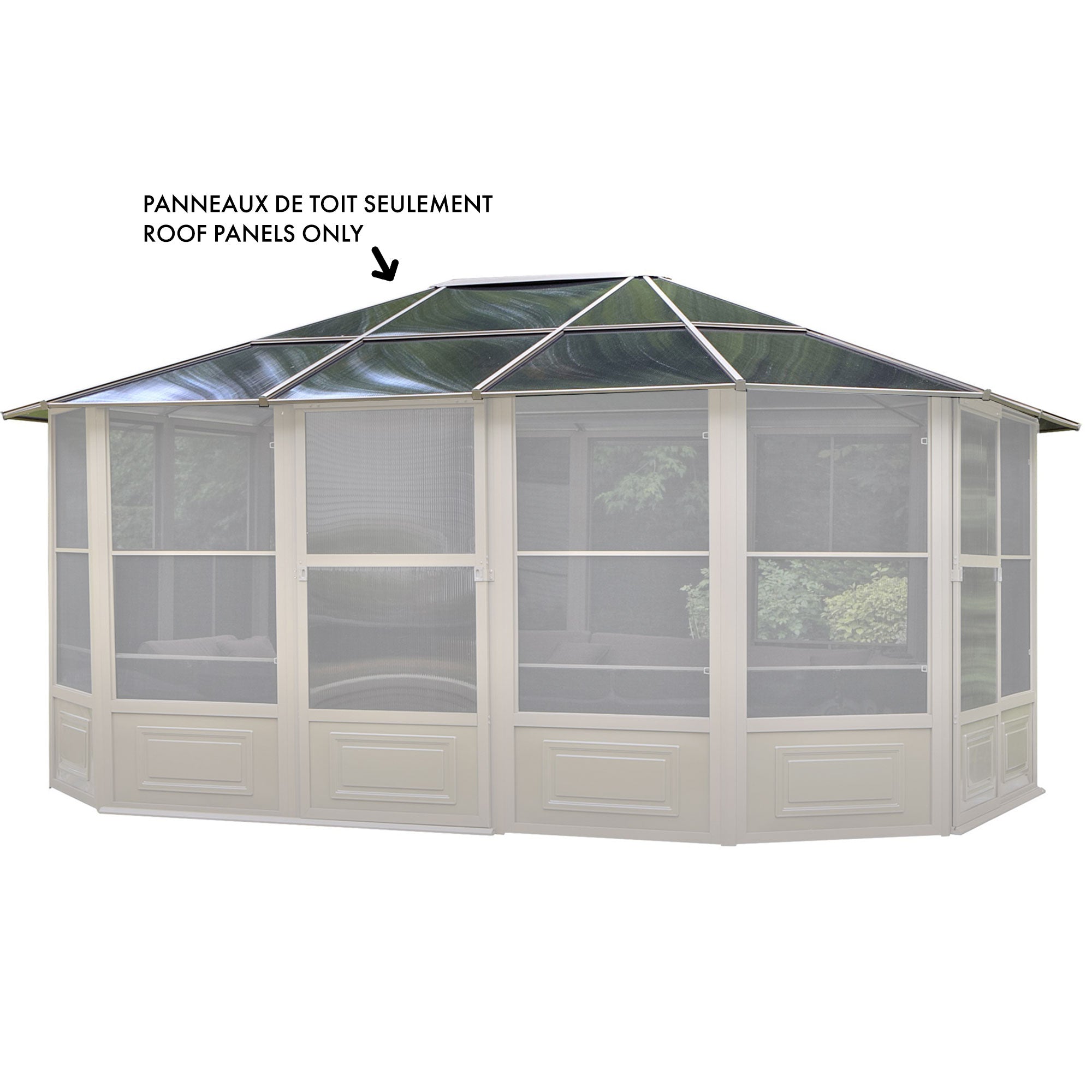 Florence Solarium Polycarbonate Roof Panel Set – Model 41215