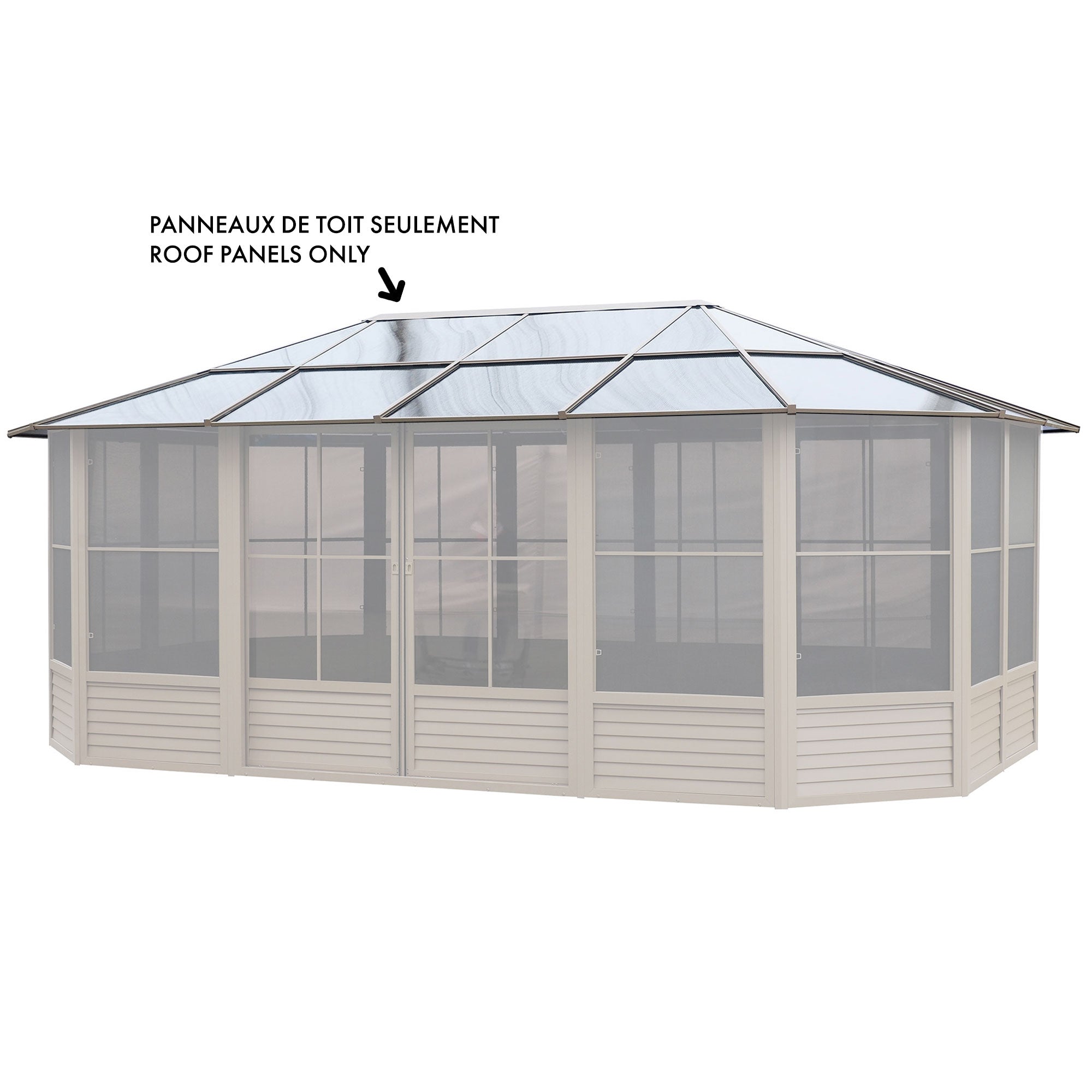 Florence Solarium Polycarbonate Roof Panel Set – Model 41218