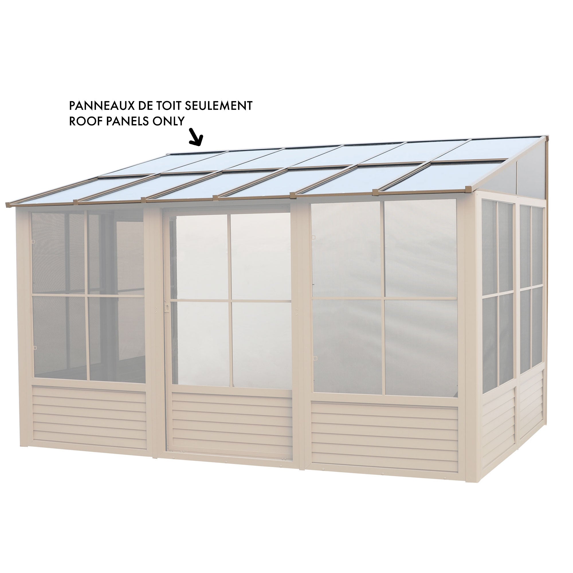 Florence Solarium Polycarbonate Roof Panel Set – Model W1608