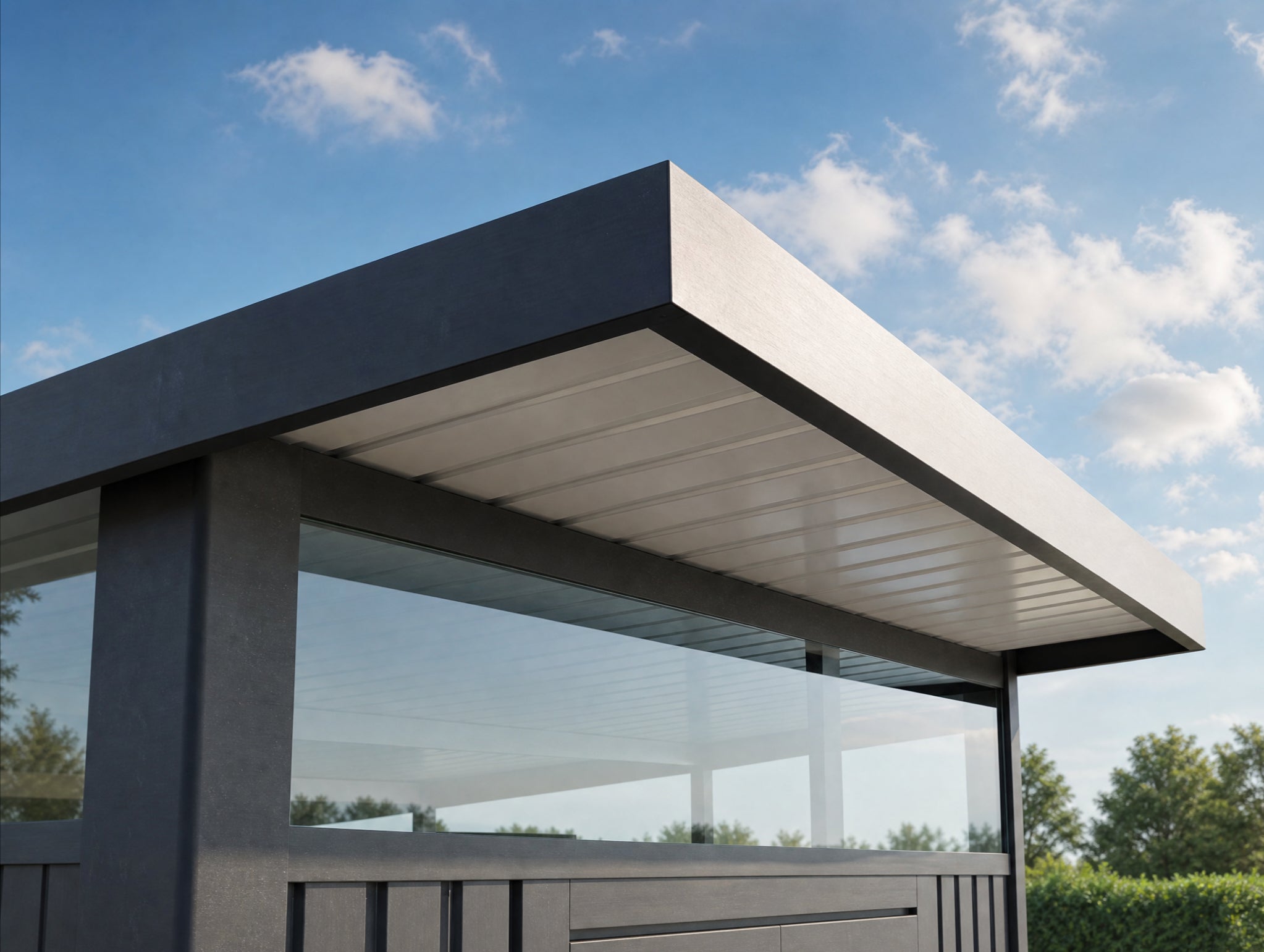 Arvada 7.4 Ft x 6.1 Ft Heavy Duty Metal Shed-Dark Grey