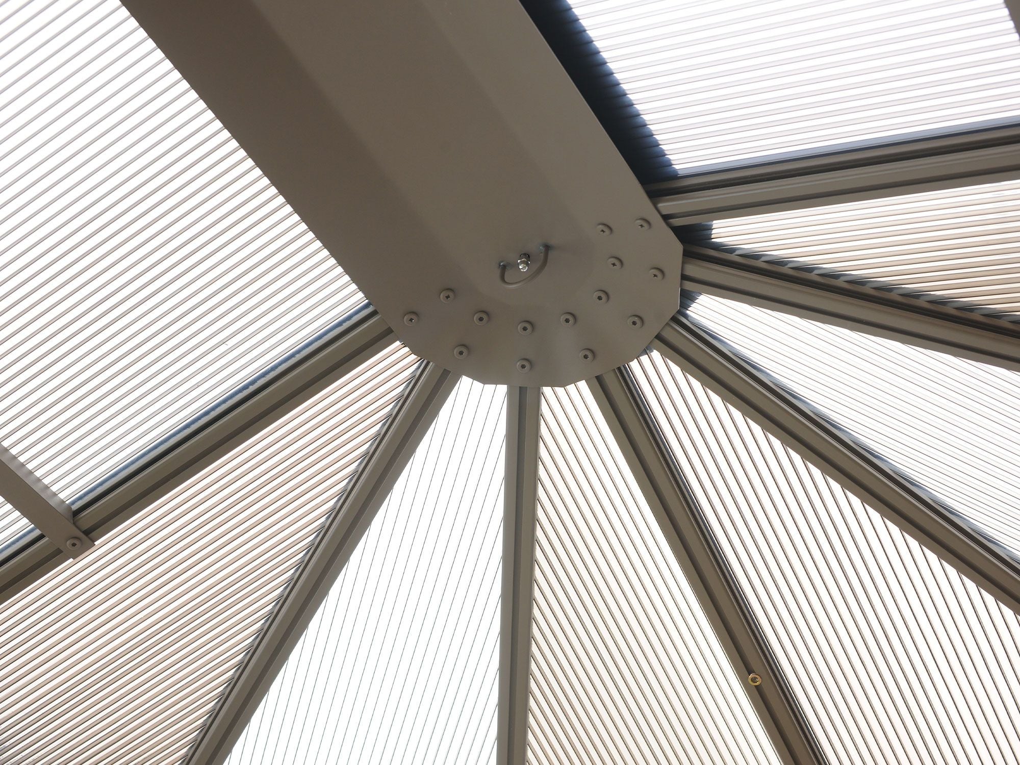 Florence 12x18 ft. Solarium–Polycarbonate Roof, Grey