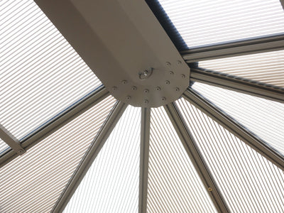 Florence 12x18 ft. Solarium–Polycarbonate Roof, Grey