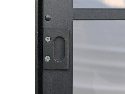 Florence 8x12 ft. Wall-Mounted Solarium,  Polycarbonate Roof–Black