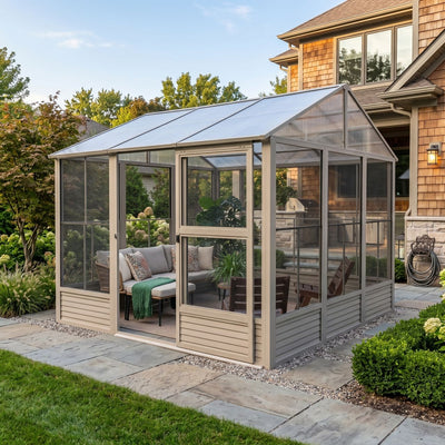 Myrdal Solarium 11x10 ft.–Polycarbonate Roof