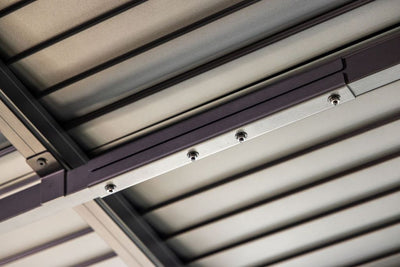 Narvik Solarium 12x15 ft.– Metal Roof Black
