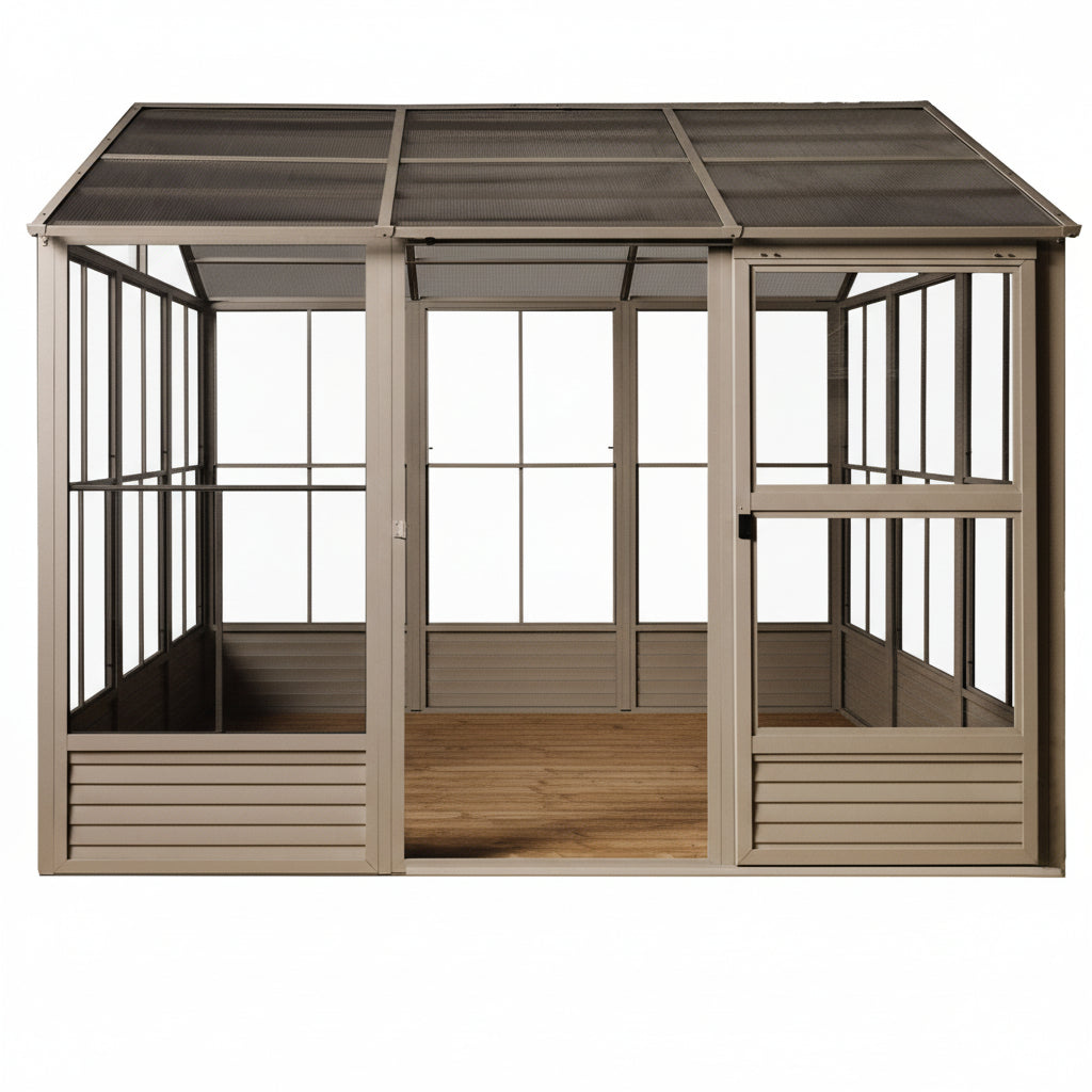 Myrdal Solarium 11x10 ft.–Polycarbonate Roof