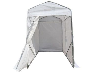 Outdoor Utility Shelter–5 ft. x 8 ft.-White