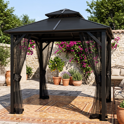 Shefford Gazebo 8x8 ft.–Metal Roof
