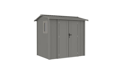 Willow 7.6x5.8 ft. Metal Shed-Slate
