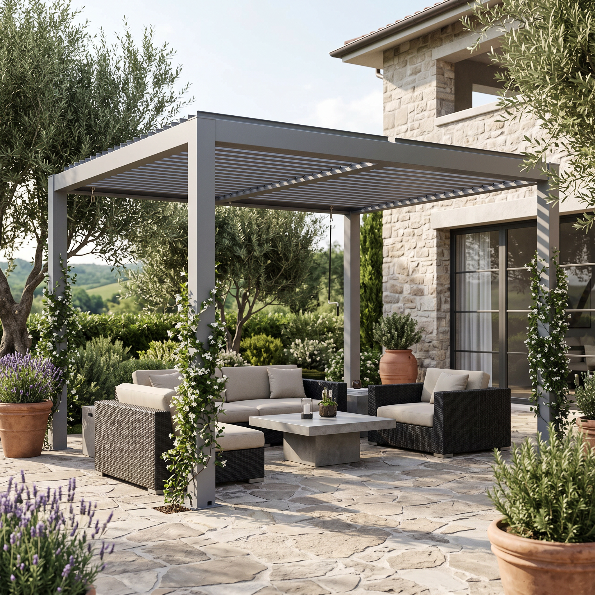 Vikos 10x10 ft. Freestanding Aluminum Pergola