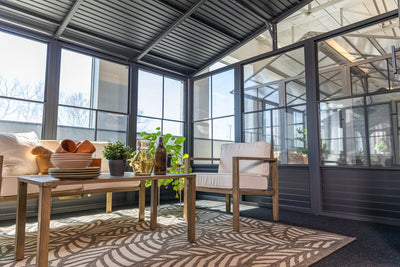 Narvik Solarium 12x15 ft.– Metal Roof